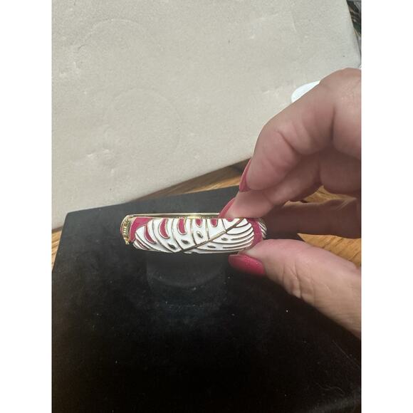 Sequin Nordstrom Multicolor Gold Tone Statement Enamel Bangle Bracelet # 223 - Picture 3 of 4